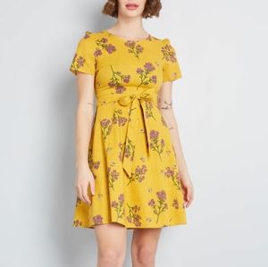 Modcloth Princess Highway Airy Emphasis Mini Dress